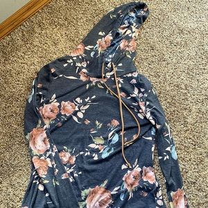 Floral hoodie
